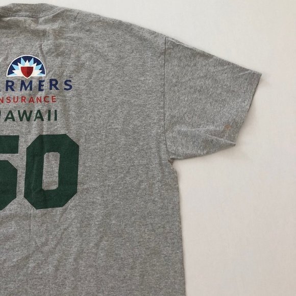 University Of Hawaii Shirt Adult XL Gray Short Sleeve Stretch Shirt Size XL Men - Picture 10 of 13